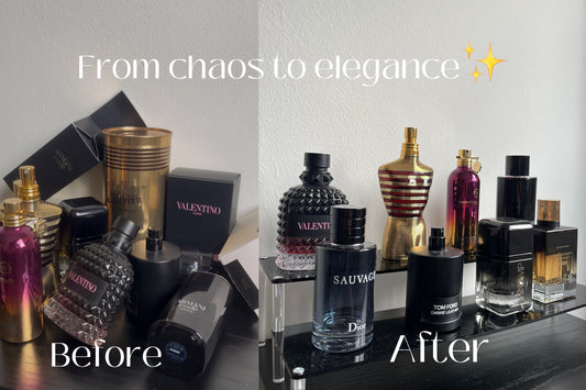 Transparent/Black Shelf for Perfumes – Aurashelves